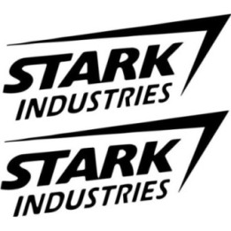 Stark Industries Stickers – Iron Man Marvel Decals (2-Pack)