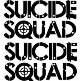 Suicide Squad Stickers – Task Force X DC Decals (2-Pack)