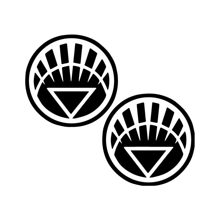 White Lantern Corps Symbol Stickers – DC Comics (2-Pack)