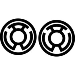 Sinestro Corps Stickers – Yellow Lantern Symbol (2-Pack)