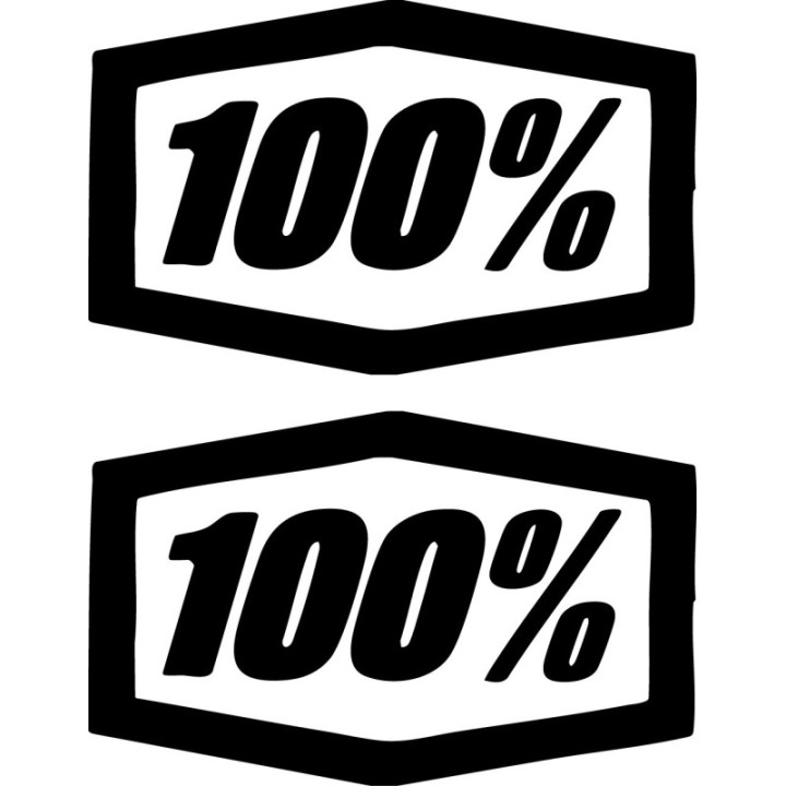 100% MTB Stickers – Racecraft Accuri Status Goggles Cycling Decals (2-Pack)