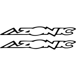 Azonic Performance Stickers – MTB Downhill Bike Frame Decals (2-Pack)