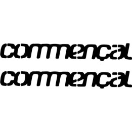 Buy Commencal Stencil Text Cycling Online