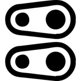 Crank Brothers MTB Stickers – Eggbeater Mallet Stamp Decals (2-Pack)