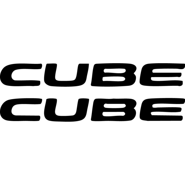 Cube Bikes Stickers – Mountain Bike Frame Decals (2-Pack)