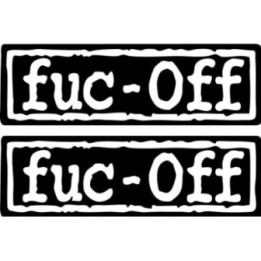 Muc-Off Curse Stickers – MTB Road Cycling Decals (2-Pack)