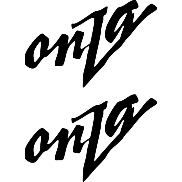 Onza Trials & MTB Stickers – Cycling Frame Decals (2-Pack)