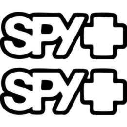 SPY Optic Bold Stickers – Cycling MTB Eyewear Decals (2-Pack)