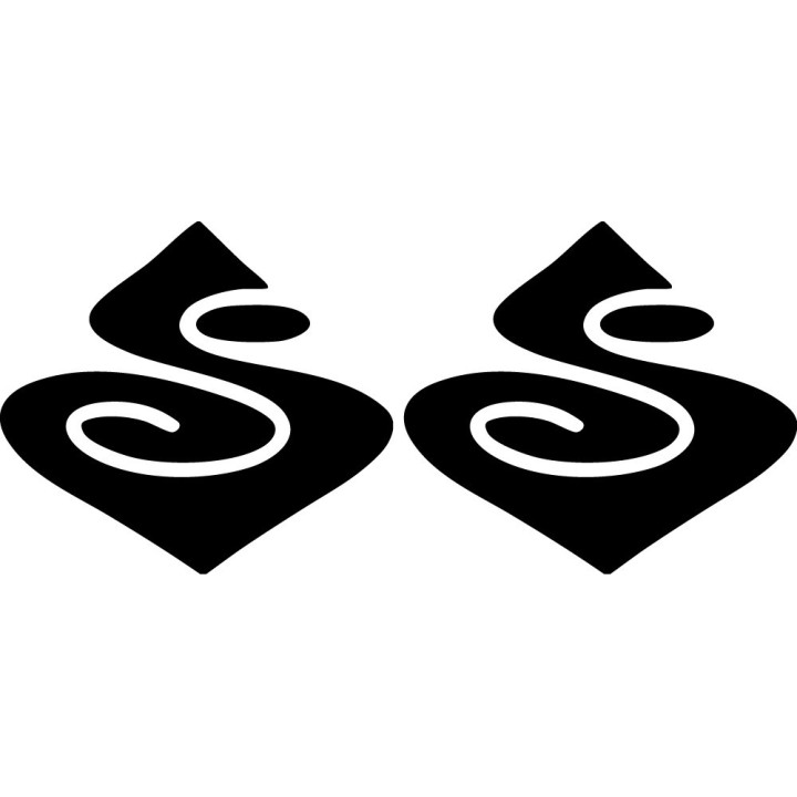 Sweet Protection Stickers – MTB Ski Helmet Freeride Decals (2-Pack)