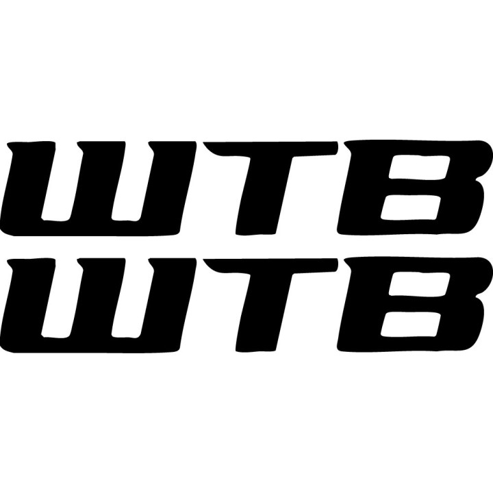 WTB Stickers – MTB Gravel Cycling Saddle Tyre Decals (2-Pack)