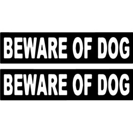 Buy Beware Of Dog Vinyl Decal Online