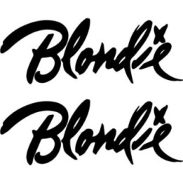 Blondie Band Stickers – Parallel Lines Rock Decals (2-Pack)