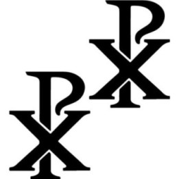 Chi Rho Stickers – Christian PX Symbol Decals (2-Pack)
