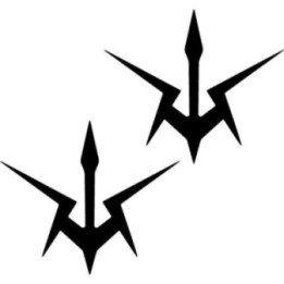 Code Geass Black Knights Stickers – Anime Decals (2-Pack)