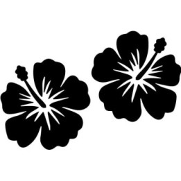 Buy Hibiscus Hawaii Decal Sticker Online
