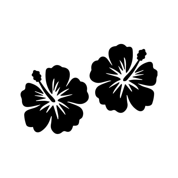 Buy Hibiscus Hawaii Decal Sticker Online