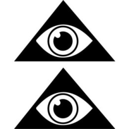 Illuminati Eye of Providence Stickers – Pyramid (2-Pack)