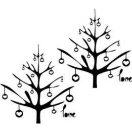 Love Tree Heart Stickers – Nature Decals (2-Pack)