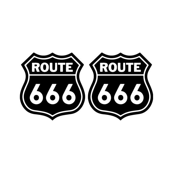 Buy Route 666 Vinyl Decal Online