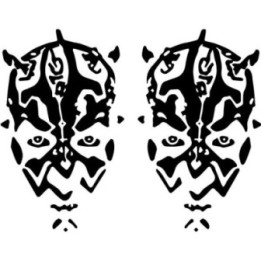 Star Wars Darth Maul Stickers – Sith Lord Decals (2-Pack)