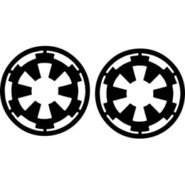 Star Wars Imperial Insignia Stickers – Empire Decals (2-Pack)