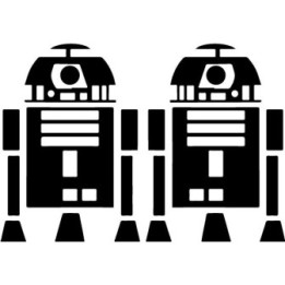 Star Wars R2-D2 Stickers – Artoo Decals (2-Pack)