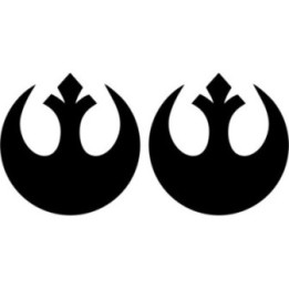 Star Wars Rebel Alliance Stickers – Resistance Decals (2-Pack)