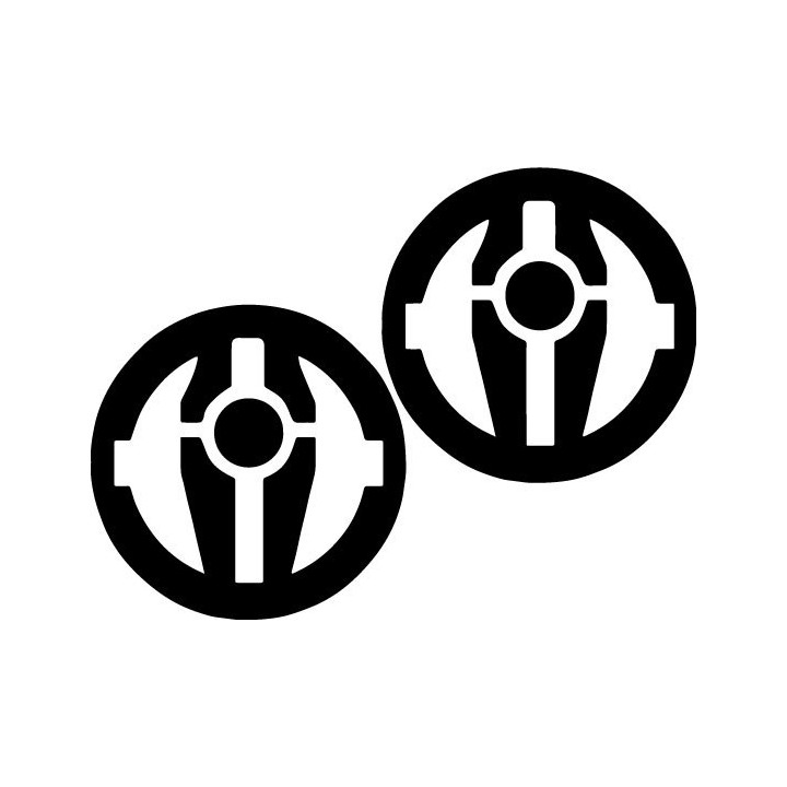 Star Wars Sith Empire Stickers – Dark Side Decals (2-Pack)