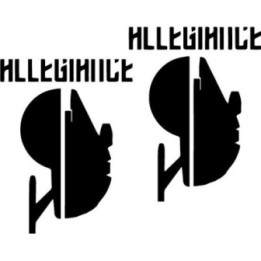 Star Wars Star Trek Allegiance Stickers – Crossover (2-Pack)
