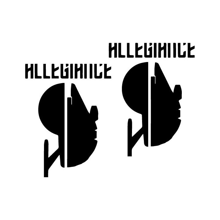 Star Wars Star Trek Allegiance Stickers – Crossover (2-Pack)