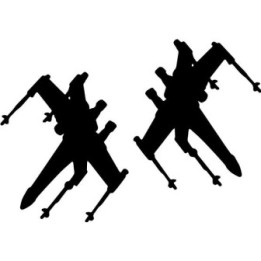 Star Wars X-Wing Stickers – Rebel Starship Decals (2-Pack)
