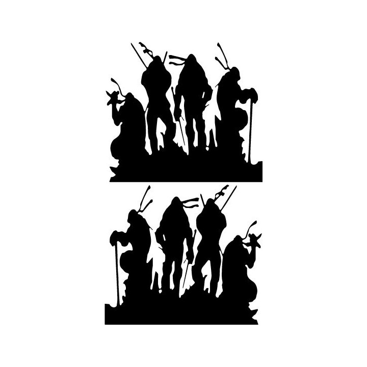TMNT Ninja Turtles Stickers – All 4 Turtles Decals (2-Pack)