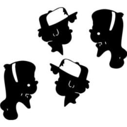 Gravity Falls Dipper & Mabel Stickers – Decals (2-Pack)