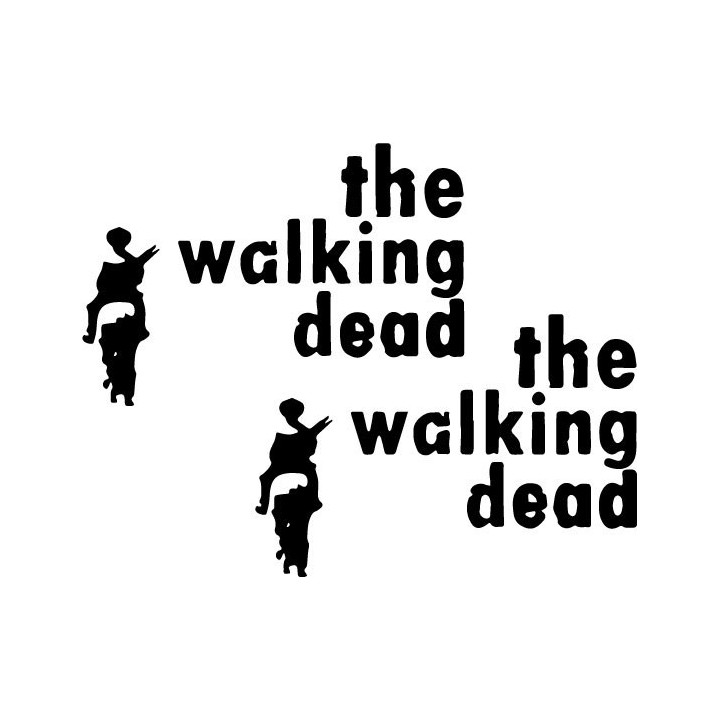 The Walking Dead Stickers – Rick Grimes Decals (2-Pack)