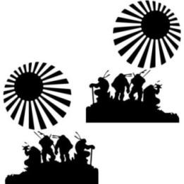 TMNT Ninja Turtles Stickers – Silhouette Decals (2-Pack)