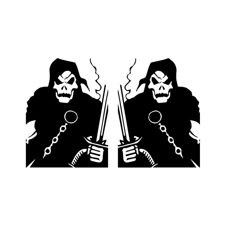 Skeletor Stickers – Masters of the Universe Decals (2-Pack)