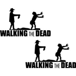 Walking The Dead Zombie Stickers – Michonne Parody (2-Pack)