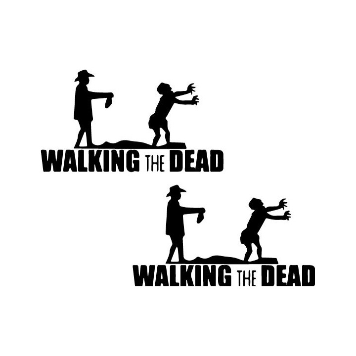 Walking The Dead Zombie Stickers – Michonne Parody (2-Pack)