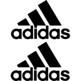 Adidas Stickers – Three Stripes Logo Decals (2-Pack)