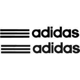 Adidas Three Stripes Stickers – Originals Decals (2-Pack)