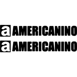 Americanino Stickers – Denim Fashion Logo Decals (2-Pack)