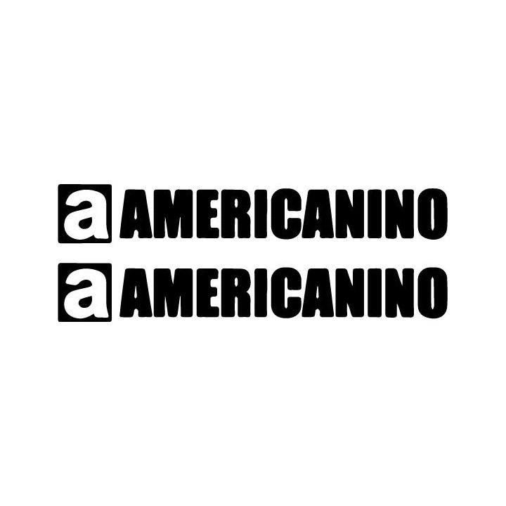 Americanino Stickers – Denim Fashion Logo Decals (2-Pack)