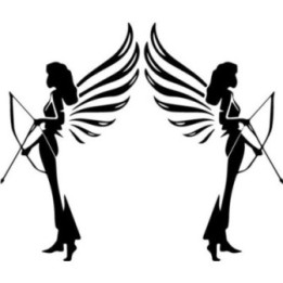 Armedangels Stickers – Winged Archer Logo Decals (2-Pack)