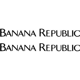 Banana Republic Stickers – Fashion Logo Decals (2-Pack)
