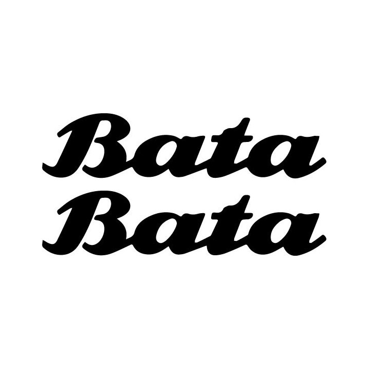 Bata Stickers – Fashion Brand Logo Decals (2-Pack)