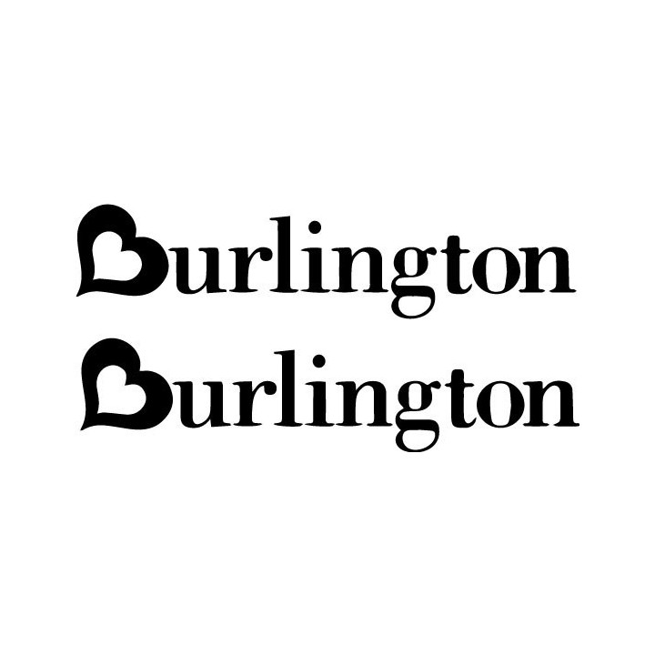 Burlington Stickers – Coat Factory Logo Decals (2-Pack)