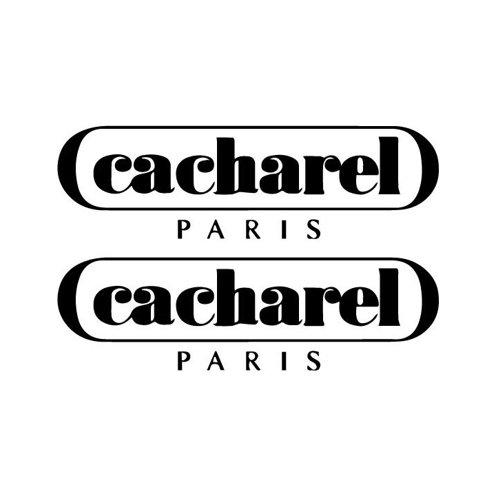 Cacharel Paris Stickers – French Fashion Decals (2-Pack)