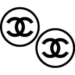 Chanel CC Circle Logo Stickers – Monogram Decals (2-Pack)