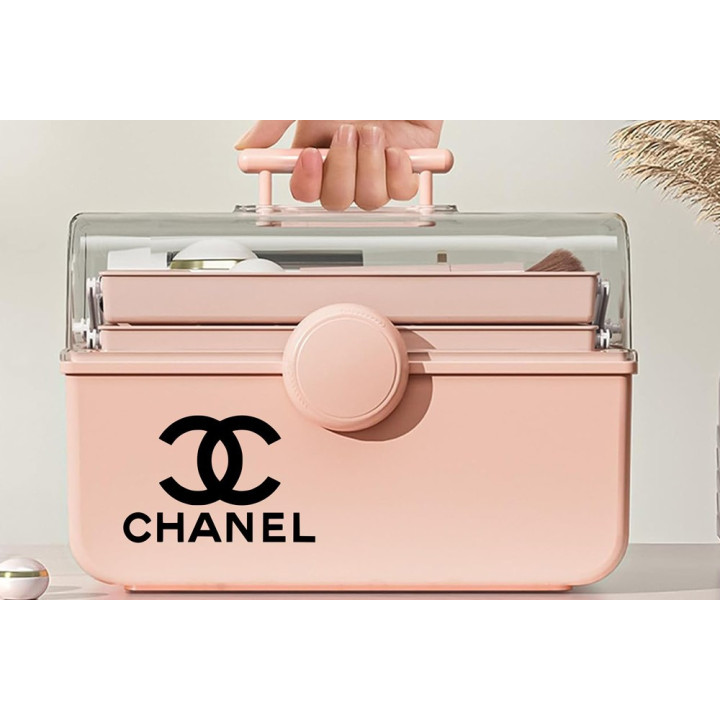 Chanel CC Logo Stickers – Luxury Fashion Decals (2-Pack)