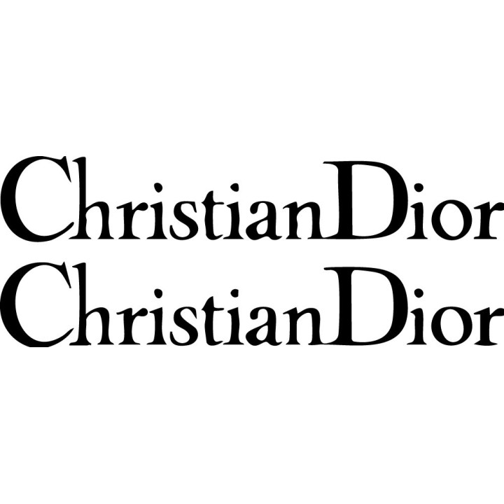 Christian Dior Stickers – Luxury Fashion Decals (2-Pack)